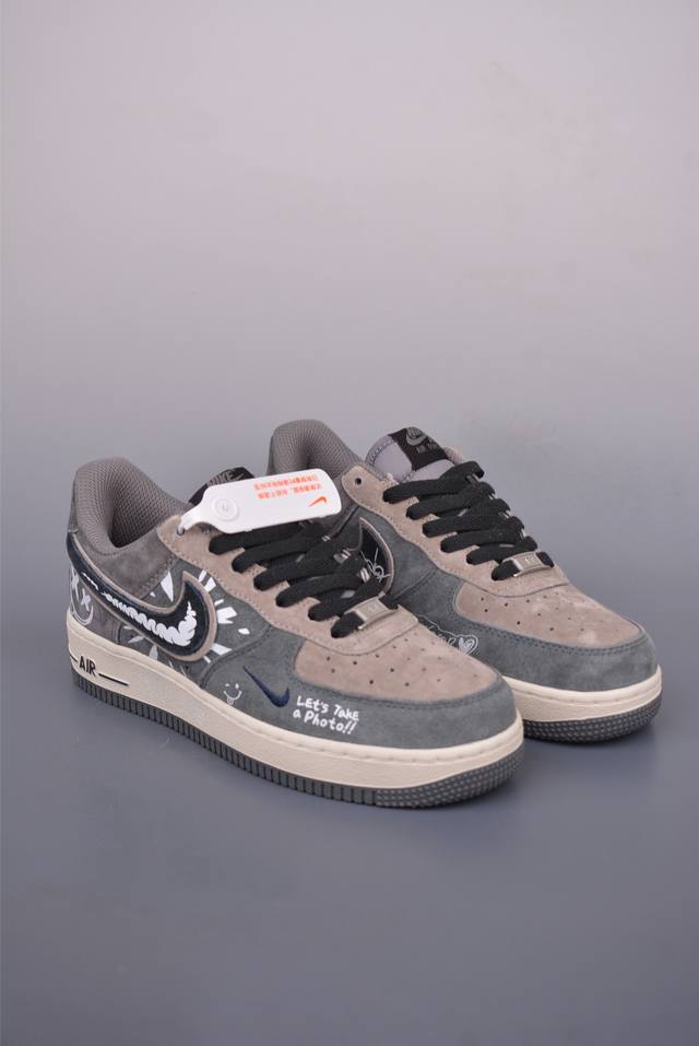 Nike Air Force 1 Low 灰脸王子 原楦头原纸板 打造纯正空军版型 专注外贸渠道 全掌内置蜂窝气垫 原盒配件 原厂中底钢印、拉帮完美 官方货号: