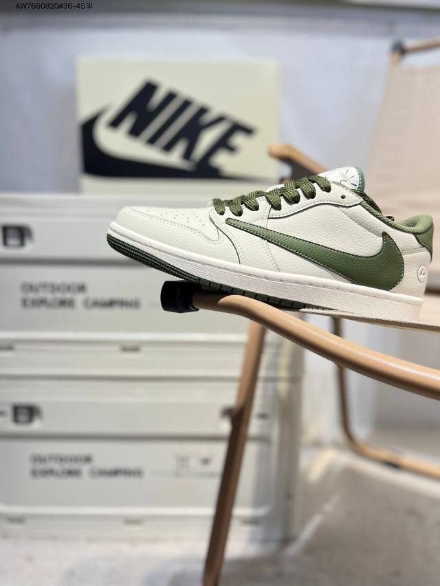 公司级头层皮乔丹Air Jordan 1 Low Aj1低帮系列篮球鞋 官方同步配色 原装级产物 #拒绝公底 立体鞋型 细节完美 高清洁度Lk1099 Aw76