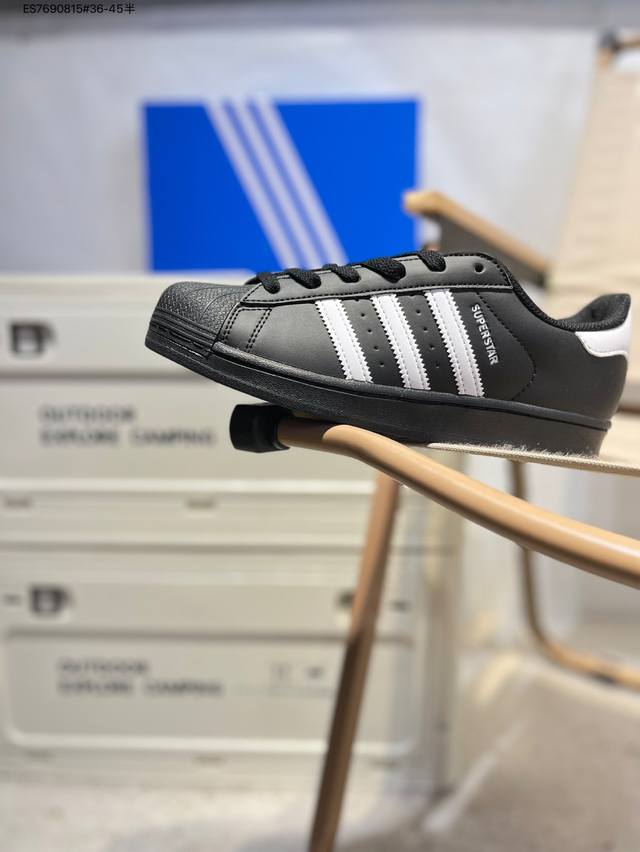 阿迪达斯Adidas三叶草 Originals Superstar 贝壳头系列低帮经典百搭休闲运动Ji0079 Es7690815#36-45半