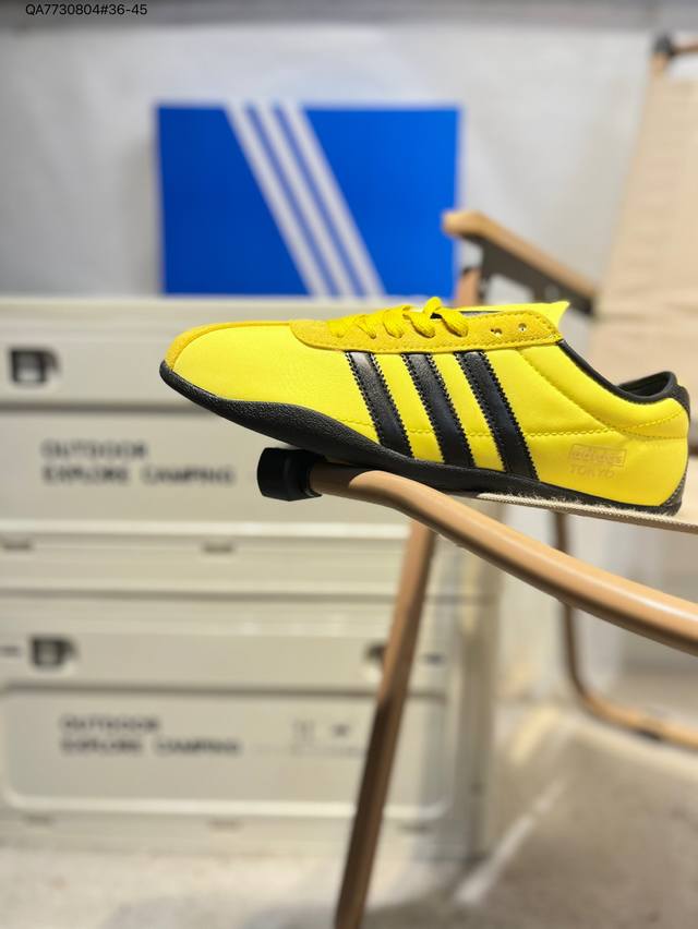 Adidas Originals Tokyo W 东京限定 全新Adidas Originals Tokyo W 系列复古百搭薄底德训风低帮休闲运动鞋 生胶底