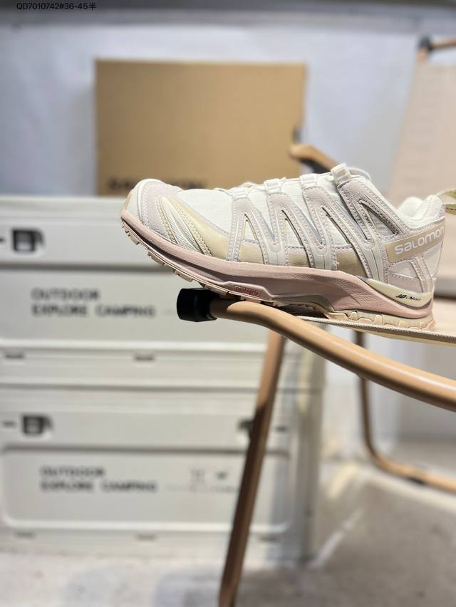 法国户外品牌-萨洛蒙 Salomon Xt-Quest Gtx探索者系列 潮流越野机能户外休闲运动跑步鞋 采用透气网布与防护皮革组合鞋面材质 牛角扣系带开合 欧