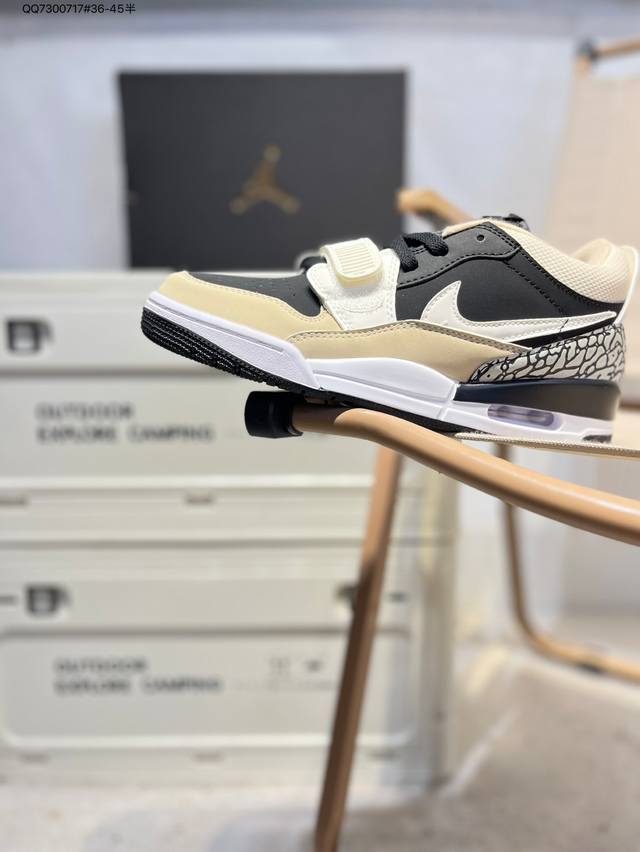 Air Jordan Legacy 312 乔丹篮球鞋系列 号称 “最强三合一” 的 Jordan Legacy 312，自然有着杂交结合的设计，它的名字就展现