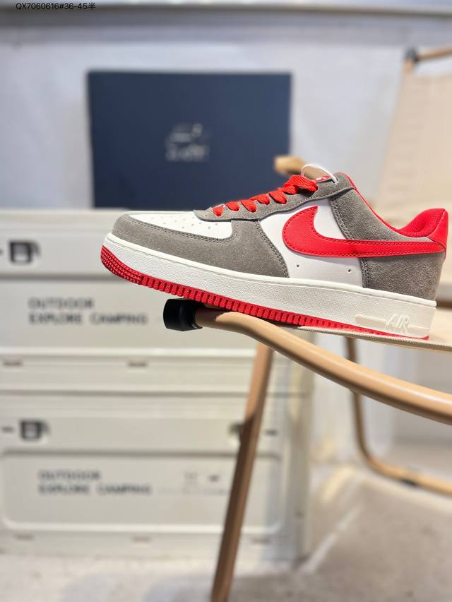 Nk Air Force 1'07 Low 空军一号低帮休闲板鞋 #定制皮料 原楦原纸板 纯正空军版型 高清洁度 内置全掌气垫Fq8714 Qx7060616#