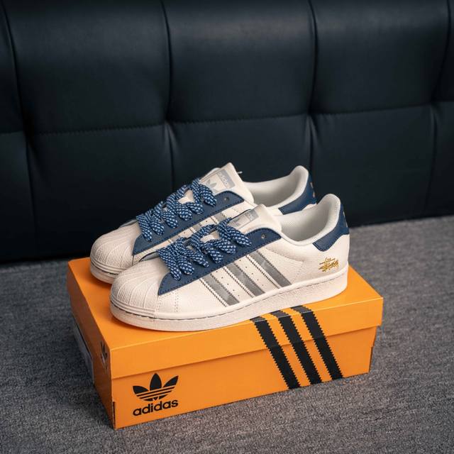 核心私 阿迪达斯Adidas三叶草 Originals Superstar贝壳头系列低帮经典百搭休闲运动板鞋 货号：Hs3082 尺码：36 36.5 37 3
