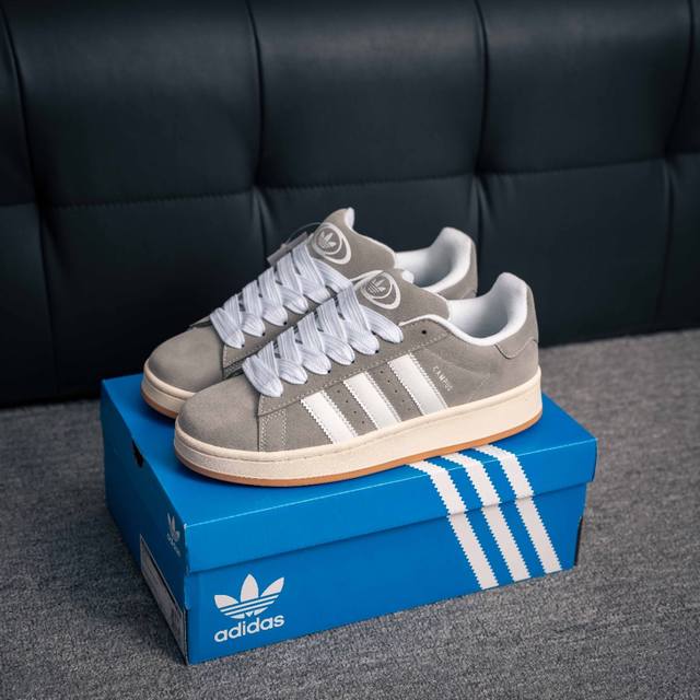 核心私 Adidas Originals Campus 00S 学院系列面包风经典复古低帮百搭休闲运动板鞋 货号：Hq8707 尺码：36 36.5 37.5