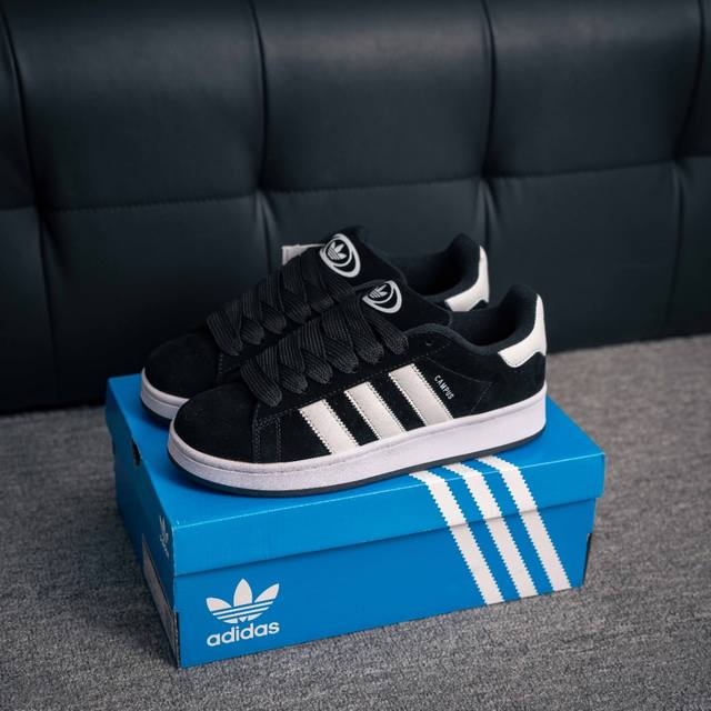核心私 Adidas Originals Campus 00S 学院系列面包风经典复古低帮百搭休闲运动板鞋 货号：Gy9475 尺码：36 36.5 37.5