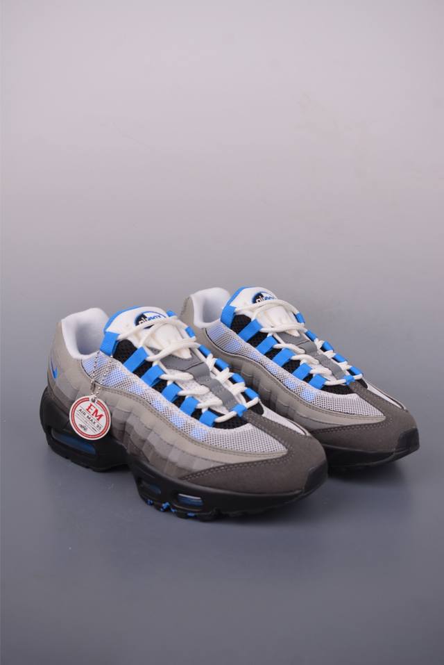 Nike Air Max 95 纯原版本 潮流百搭 气垫缓震慢跑鞋 Air Max 95就是源于设计师塞吉奥 罗扎诺的构想 Nike Air Max 95的设计
