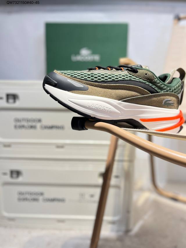 Lacoste法国鳄鱼23春夏L003 Neo老爹鞋跑步运动鞋 46Sma0117-01U Qw7321 #40-45