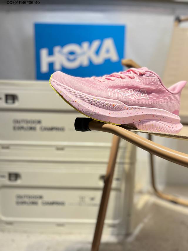 Hoka One One独特的竞训鞋,主打舒适软弹Hokamach马赫6#竞速跑鞋 Hoka Mach 6 轻盈且富有弹性的舒适感！迄今为止最轻量灵敏的Mach