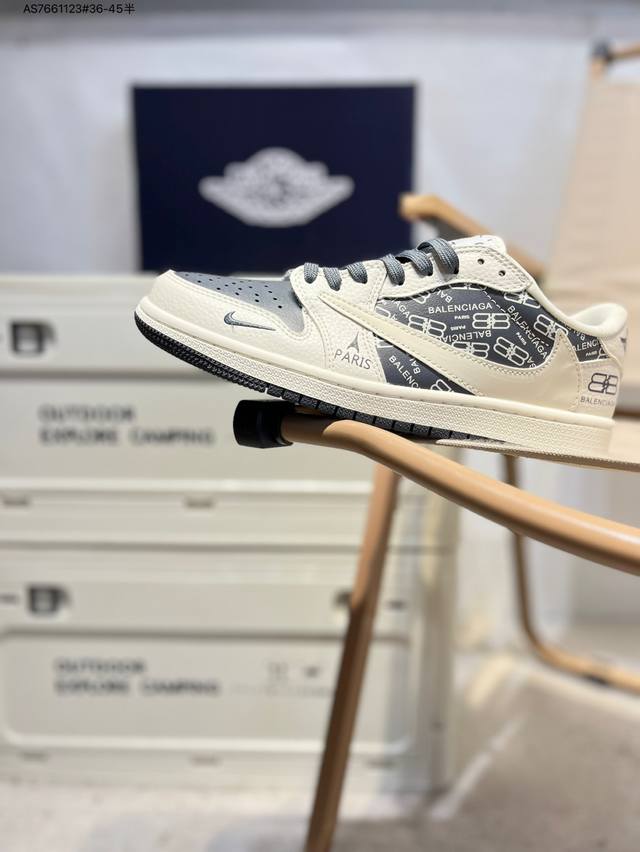 公司级头层皮乔丹Air Jordan 1 Low Aj1低帮系列篮球鞋 官方同步配色 原装级产物 #拒绝公底 立体鞋型 细节完美 高清洁度Ld2025 As76