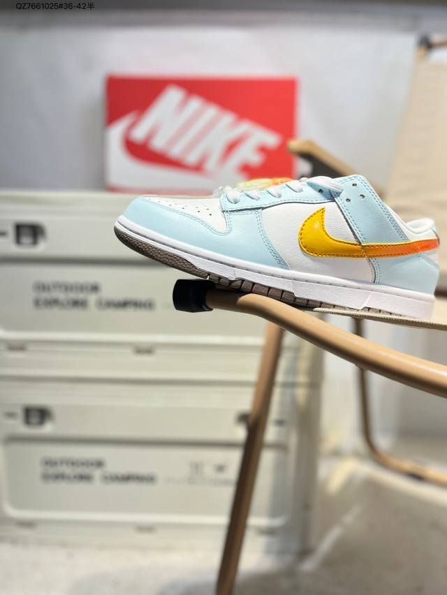 耐克Nike Dunk Low 板鞋Sb系列经典百搭休闲运动板鞋加厚鞋舌的填充，使舒适性大大提升，同时也更方便穿脱中底部分则加入了脚感柔软舒适Zoomair气垫