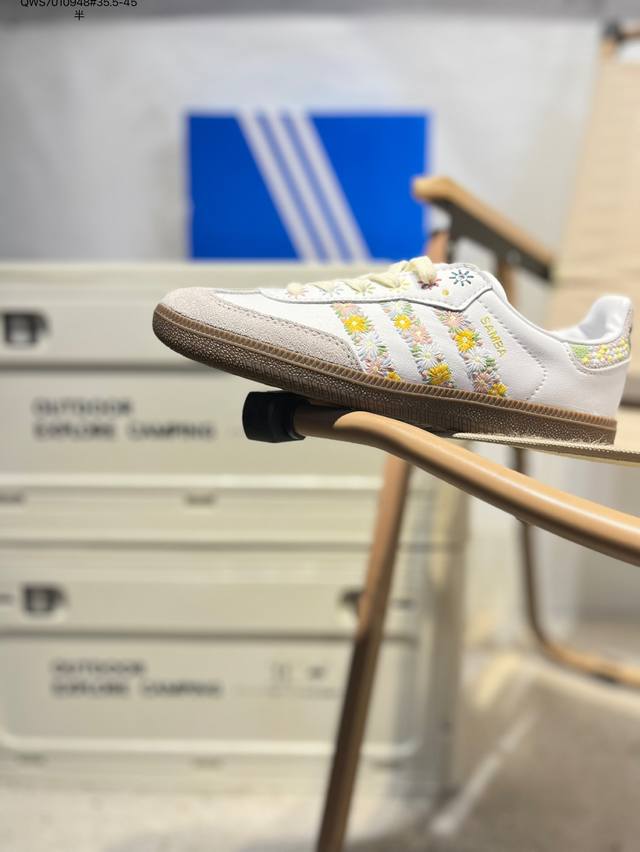 Adidas Originals Wb Pony Tonal Samba Og 桑巴舞系列绅士德训足球风百搭低帮休闲运动板鞋Hq5155 Qws7010948#