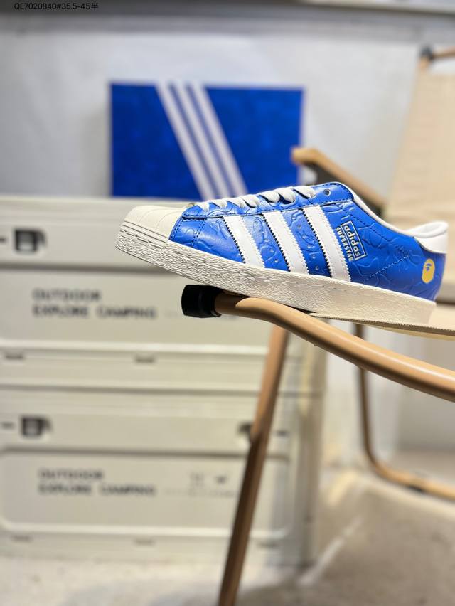 猿人头 X Adidas Originals Superstar 经典配色 经典贝壳头官网同步 实拍首发渠道正品订单 诠释市场最高工艺水平区别市面普通真标版本，