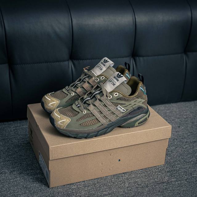 核心私 Sftm X Ad Originals Adistar Cushion 联名复古舒适防滑耐磨低帮生活休闲鞋 所见即所得 不存在货不对板色差等低级问题 选