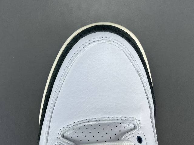 渠道优势 ！ Og版Aj3 A Ma ManiéRe X Jordan Air Jordan 3 “Diffused Blue” 舒适 防滑耐磨 中帮 复古篮球
