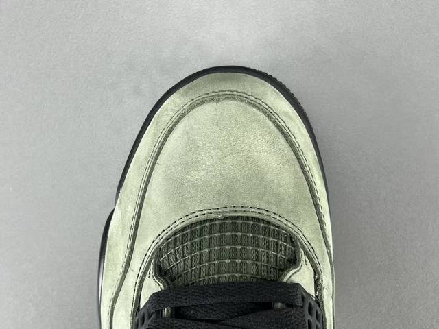 渠道优势 ！ Og版Aj4 Undefeated X Jordan Air Jordan 4 舒适百搭 防滑耐磨 中帮 复古篮球鞋 男款 绿黑Ib1519-20