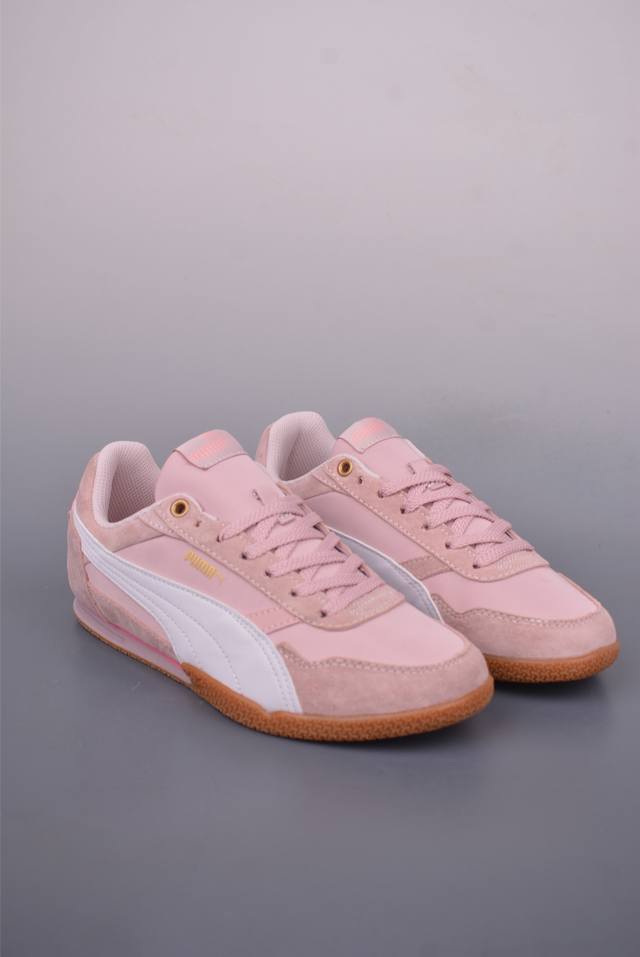 Puma Bella Donna Nylon 透气布面 彪马薄底系列 复古运动休闲跑鞋 鞋面设计轻量透气 提供了舒适性和穿着感受 柔软内里材质 穿着更加舒适 橡