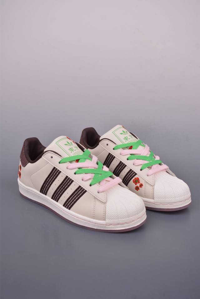 Adidas Originals Superstar 2025全新版本 贝壳头官方同步 渠道正品订单 诠释市场最高工艺水平 贝壳头经典小白板鞋 专柜上架同步配色