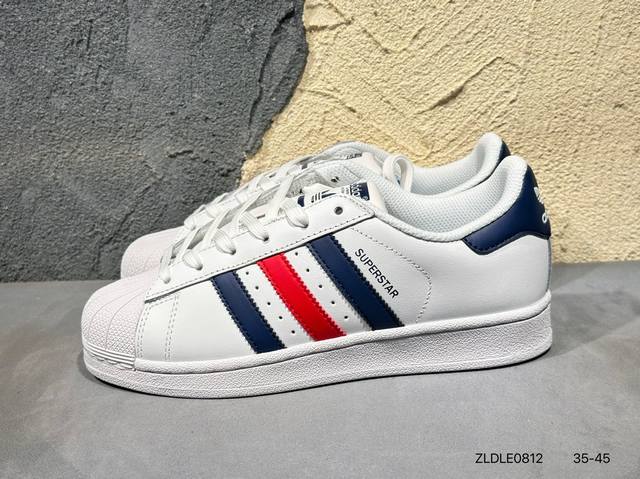 阿迪达斯Adidas三叶草 Originals Superstar贝壳头系列低帮经典百搭休闲运动板鞋S79208 Zldle0812