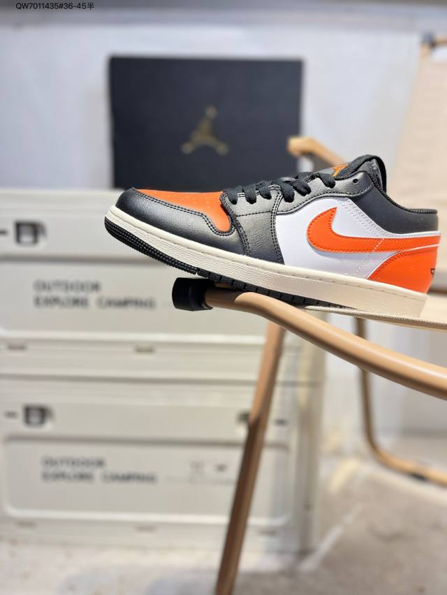 公司级头层皮乔丹Air Jordan 1 Low Aj1低帮系列篮球鞋 官方同步配色 原装级产物 #拒绝公底 立体鞋型 细节完美 高清洁度553558 Qw70