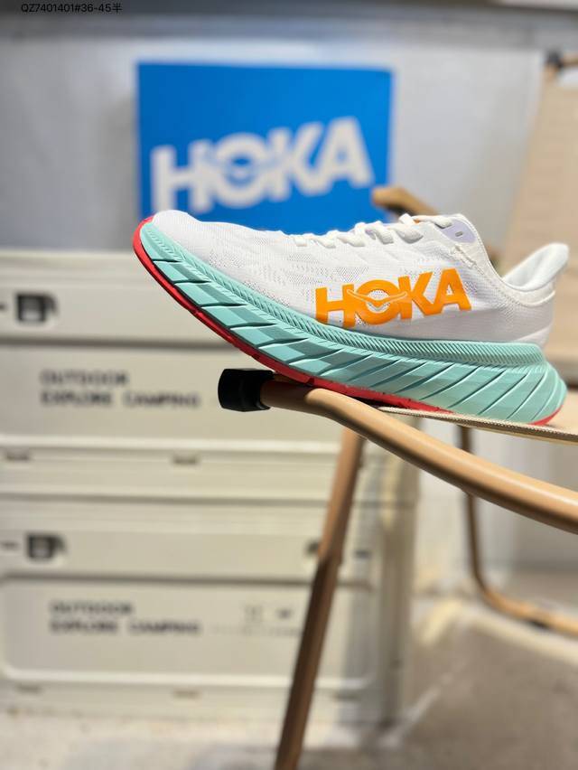 Hoka卡奔竞速碳板公路跑步鞋Carbon X2减震运动鞋 1113526 Qz740 1#36-45半
