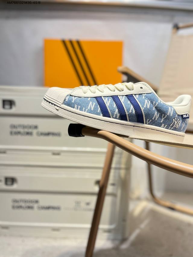 Mlb X Adidas Originals Superstar 经典配色 经典贝壳头官网同步 实拍首发渠道正品订单 诠释市场最高工艺水平区别市面普通真标版本，