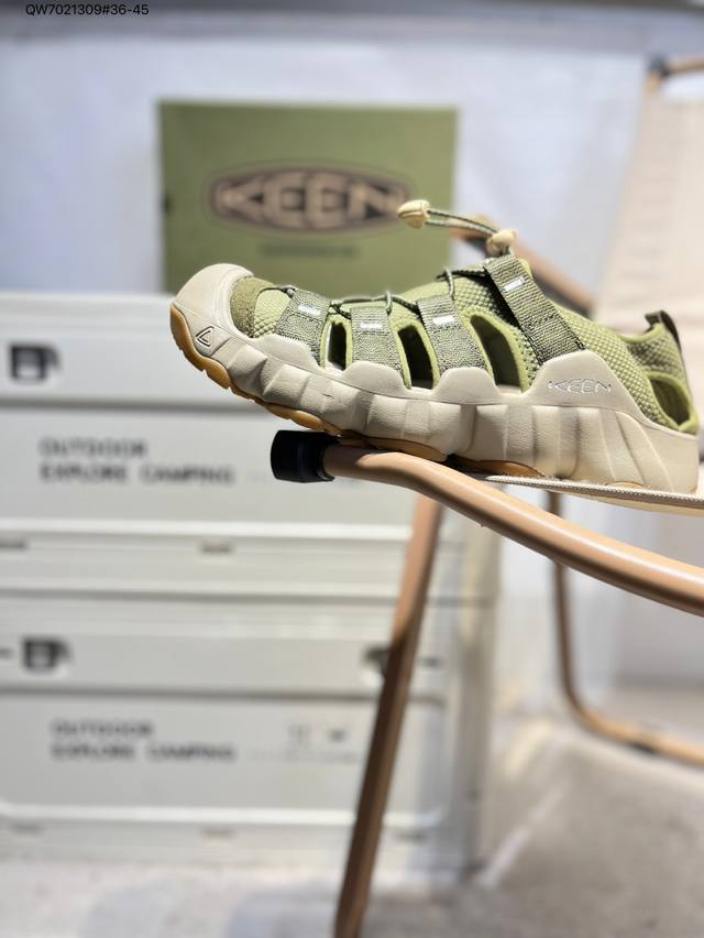 Keen凉鞋 人气户外休闲鞋品牌-科恩Keen Uneek Flat-M 平底编织弹力穿搭溯溪涉水鞋1026686 Qw702 9#36-45
