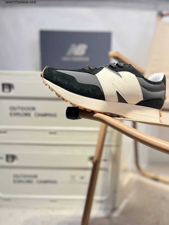 新百伦 Nb327 Nb 复古慢跑鞋 New Balance 327 复古先锋 Ms327系列复古休闲运动慢跑鞋，上世纪 70 年代的意大利街头风格Nb新百伦