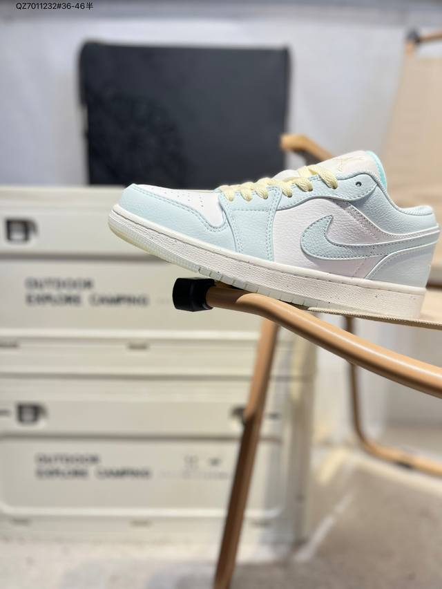 公司级头层皮乔丹Air Jordan 1 Low Aj1低帮系列篮球鞋 官方同步配色 原装级产物 #拒绝公底 立体鞋型 细节完美 高清洁度Hj5999 Qz70