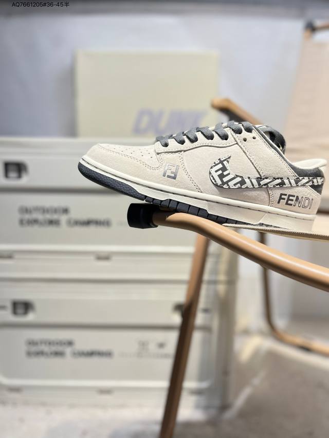 芬迪 X Nike Sb Dunk Low 大厂出品 极力推荐 新配色 原装头层材料 独家版型蒸餾加工 帶來的是更好的视觉和脚感体验 大厂纯原品质出货 清洁度