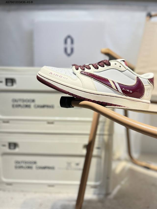 公司级头层皮乔丹Air Jordan 1 Low Aj1低帮系列篮球鞋 官方同步配色 原装级产物 #拒绝公底 立体鞋型 细节完美 高清洁度Fc1688 As76