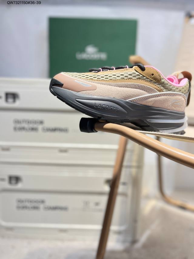 Lacoste法国鳄鱼23春夏L003 Neo老爹鞋跑步运动鞋 46Sma0117-01U Qw7321 #36-39