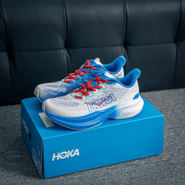 核心私 Hoka One One Mach 6 低帮专业越野跑步鞋 实拍首发 相较于前几代Mafate包裹感更好 跟其他系列比起来更加舒适 鞋底防滑性能在下坡的