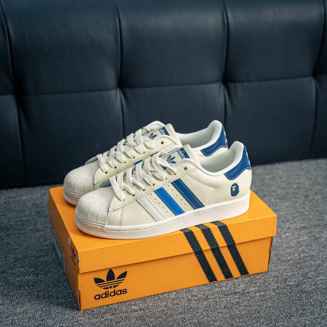 核心私 阿迪达斯Adidas三叶草 Originals Superstar贝壳头系列低帮经典百搭休闲运动板鞋 货号：Hs3089 尺码：36 36.5 37 3