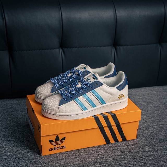 核心私 阿迪达斯Adidas三叶草 Originals Superstar贝壳头系列低帮经典百搭休闲运动板鞋 货号：Hs3083 尺码：36 36.5 37 3