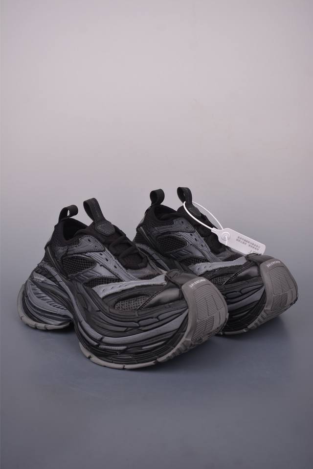 Balenciaga巴黎世家 Platform 厚底系带老爹鞋 Xa纯原生产线出品独家工艺 实拍首发 夸张鞋型 超厚鞋底 同步原鞋 用一双 旧鞋 传递复古感 后