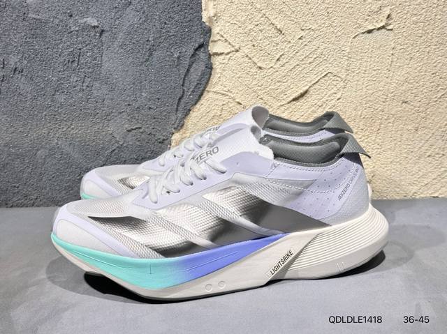 新品上市实拍 阿迪达斯Adidas Adizero Evo Sl 舒适百搭防滑耐磨 低帮 休闲跑步鞋 货号:Jr3416。Jh5697 Qdldle1418
