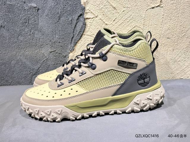 新品上市实拍 Timberland添柏岚 天伯伦休闲户外网布系列 广东大厂品质 原盒原包装 面料采用意大利顶级磨砂细纹牛皮 鞋底采用柔软橡胶大底 脚感一流 搭配