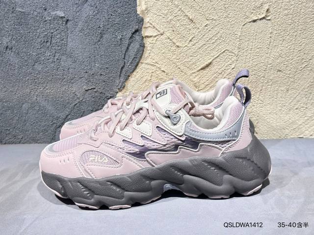 斐乐Fila Fila斐乐 复古百搭厚底 运动板鞋 蕨草 货号 F12W511101Fbd Qsldwa1412