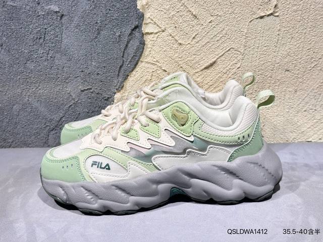 斐乐Fila Fila斐乐 复古百搭厚底 运动板鞋 蕨草 货号 F12W511101Fbd Qsldwa1412