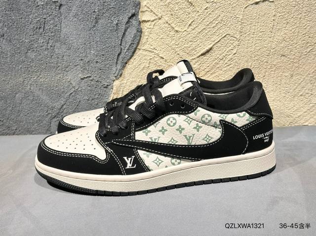 新品上市实拍 Travis Scott X Fragment Design X Jordan Air Jordan 1 Low Og Sp Aj1 乔1Lv联名