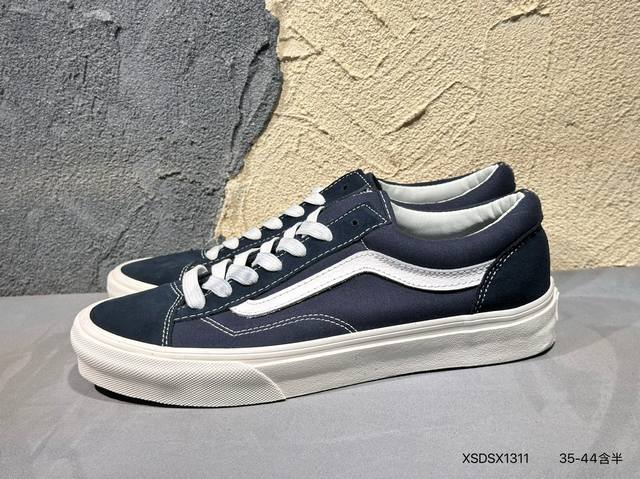 新品上市实拍 Vans 万斯 Style 36 经典低帮帆布休闲运动硫化滑板板鞋 真的是吹爆的系列,那就是Vansstyle36系列低帮经典复古文化休闲运动篮球