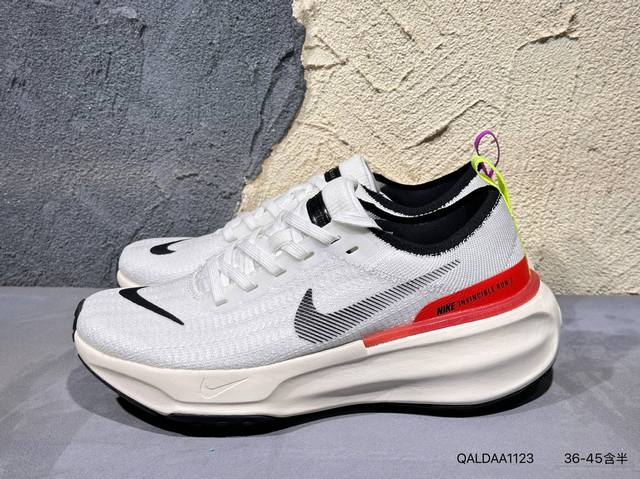 新品上市实拍 耐克Nike Zoomx Invincible Run Fk3 短跑马拉松系带系列轻量休闲运动慢跑鞋 货号:Dr2615-003 Qaldaa11