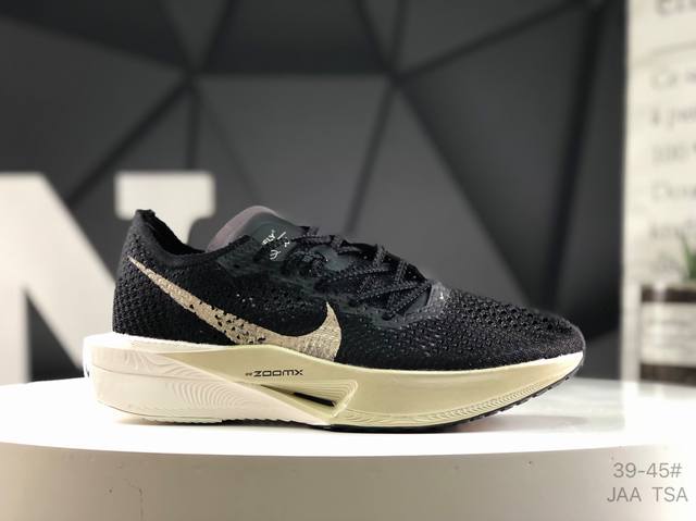 公司级带半码 耐克 Nike Zoomx Vaporfly Next% 3 马拉松 泡棉超轻缓震运动慢跑鞋 采用全新Vaporweave科技轻量网织半镂空轻薄透