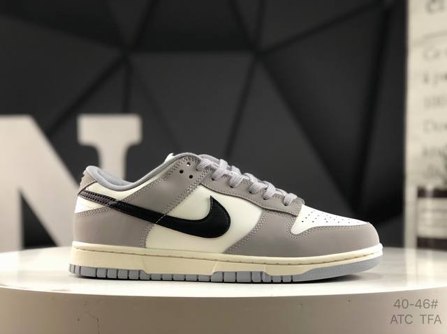 耐克 Nike Dunk Low 低帮 原装头层材料 用料绝不含糊 独家版型蒸馏加工带来的是更好的视觉和脚感体验 清洁度 电绣工艺 皮料切割干净无任何毛边 细节
