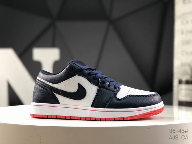 真标带半码 耐克 乔丹 Air Jordan 1 Low Aj1低帮系列篮球鞋 官方同步配色 原装级产物 #拒绝公底 立体鞋型 细节完美 高清洁度 货号：553