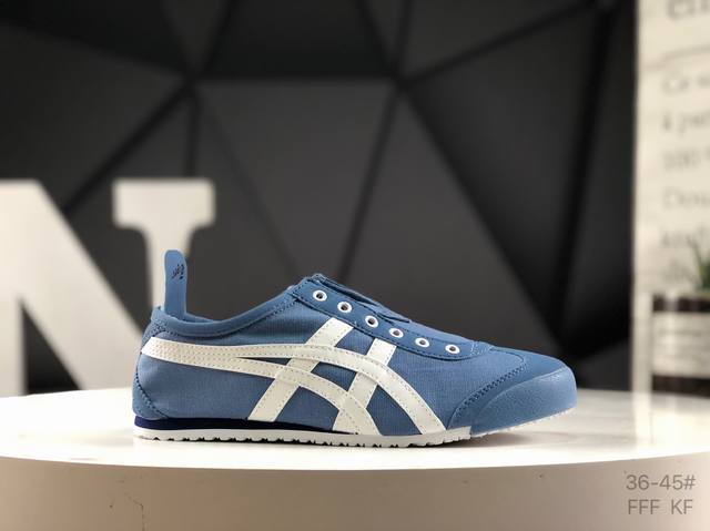 亚瑟士 鬼冢虎 阿甘鞋型系列 Onitsuka Tiger 鬼冢虎 四联吊牌巅峰之作，为这个夏天注一个完美的休止符！ 货号：D3Kon-5601 Size ：3