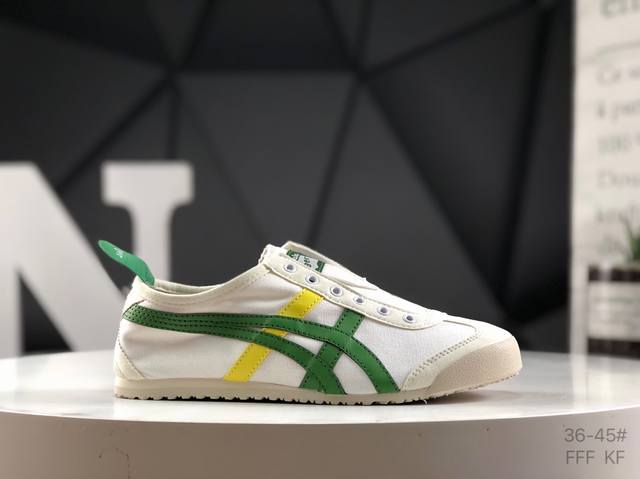 亚瑟士 鬼冢虎 阿甘鞋型系列 Onitsuka Tiger 鬼冢虎 四联吊牌巅峰之作，为这个夏天注一个完美的休止符！ 货号：1183A360-113 Size