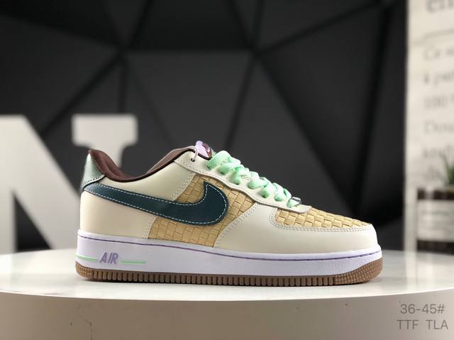 耐克 Nike Air Force 1 ’07 空军一号低帮百搭休闲运动板鞋 官方货号：Ib5722- 尺码：如图所示 Ttf Tla