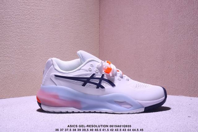 公司级 Asics亚瑟士新款Gel-Resolution X 稳定灵活宽楦网球鞋训练比赛专业网球运动鞋。#A12Xad0613 36-45 货号：1041A48